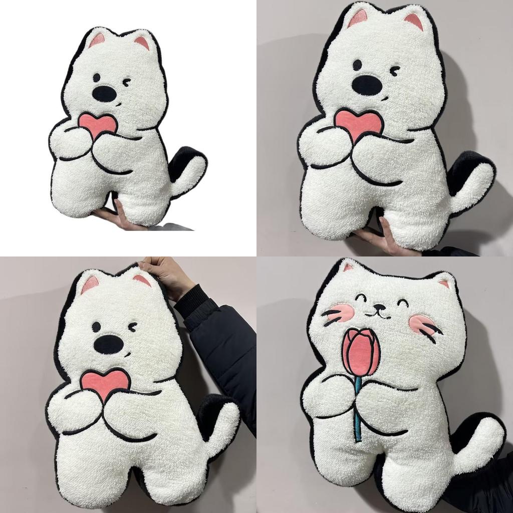 West Highland White Terrier Hund Katze Plüschtier Mit Weichem Kurzflor Für Kinder Und Geschenk