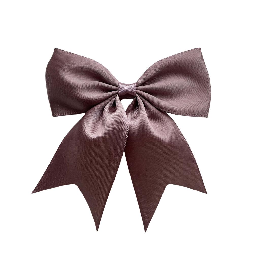 New Solid Color Ribbon Bows Hair Clip For Kids Girls Hairpins Barrettes Handmade Headwear Hair Accessories