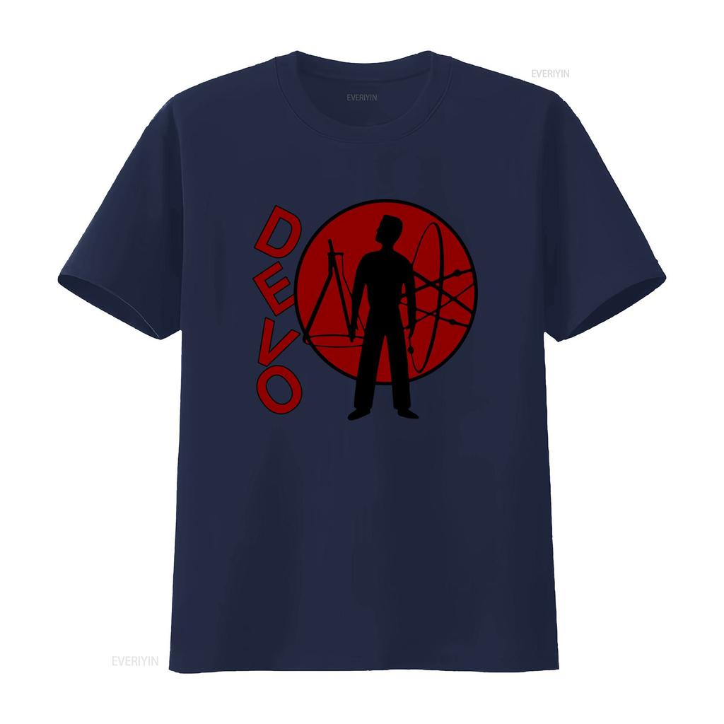 Devo Band T Shirt Cotton All Sizes Retro Rock Music Design Vintage Washed Homme Graphic Top For Everyday Wear Slightly