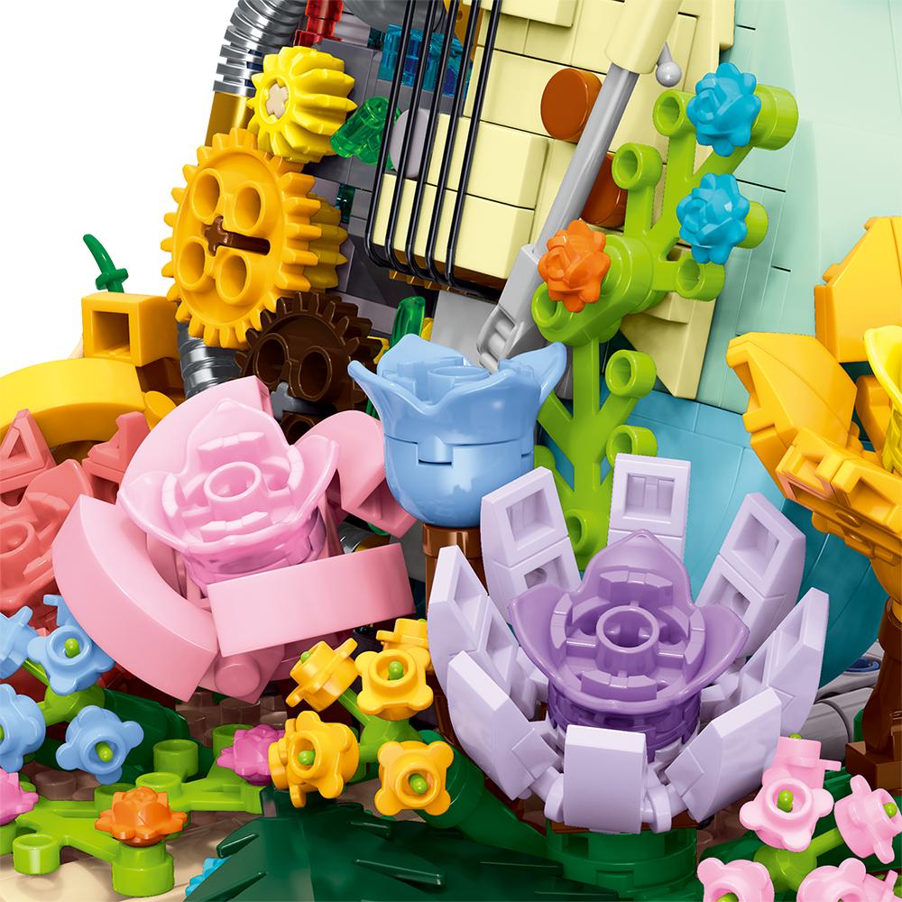 Violino LED Fantasy Mini Puzzle Blocchi da Costruzione - Ideale per l'Intrattenimento dei Bambini, Decorazione per Interni, Ottimo Regalo per Bambini