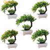 Plant Bonsai Fake Flower Potted Ornament Home Hotel Garden Decor Gift