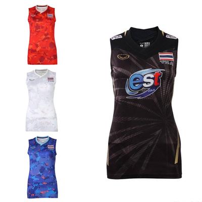 Women National Volleyball Sleeveless Jersey Shirt 100% Polyester