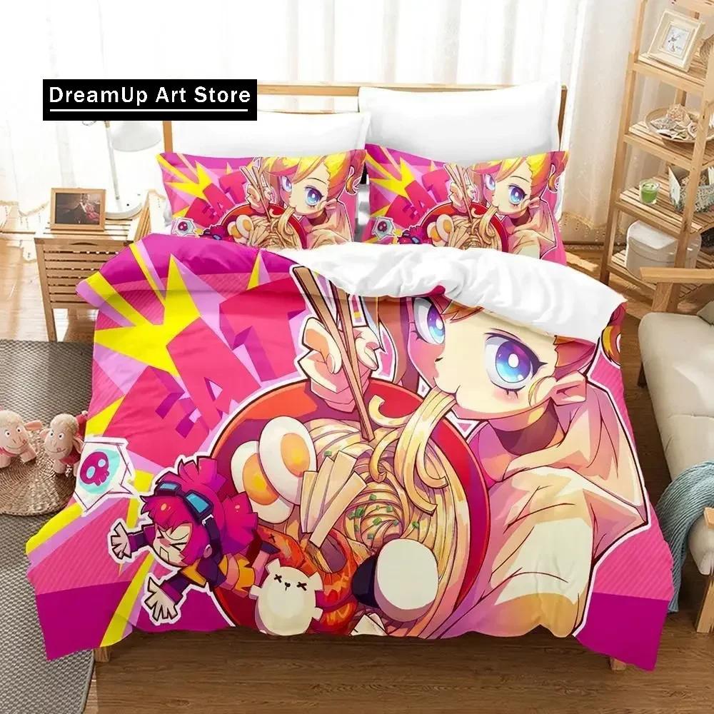 3D Print Music Game Muse Dash Bedding Set Boys Girls Single Twin Queen Full Size Duvet Cover Pillowcase Bed Adult Bedroom