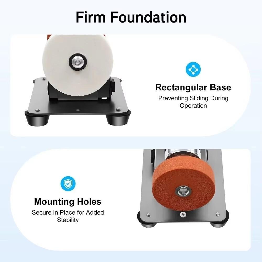 Variable Speed Mini Bench Grinder Sturdy Base Dual Wheel Grinder Polishing
