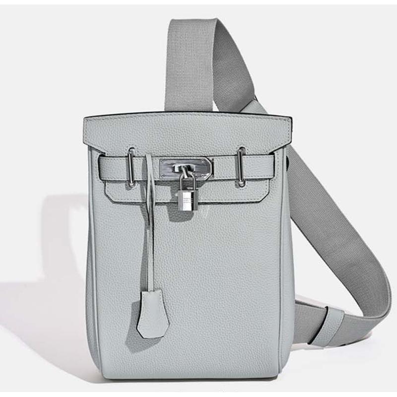 Nová taška unisex náprsní taška vysoce kvalitní prvotřídní hovězí kůže přes rameno crossbody taška dojíždění ledvinka ženy