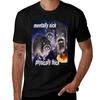 Unisextally Sick Physically Thick Funny Raccoon Quote Tshirt Minimalist Graphic Tee Shirt