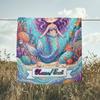 1PC Custom Name Mermaid Underwater Fantasy World outdooor Flannel blankets Throw Blanket All-Season Throw Gift Bedspread for Couch, Bed, Camping Holid