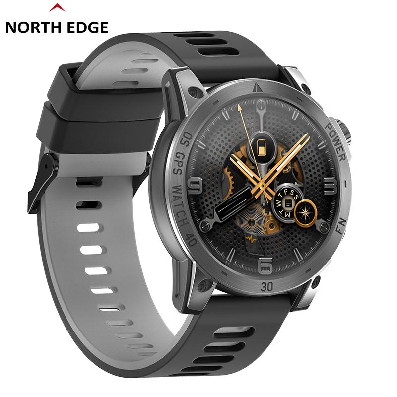 NORTH EDGE FIT3 Dual Band Satellite GPS BT 5.0 Altimeter Barometer Compass Heart Rate Sleep Outdoor Smart Watch Cross Fit3 NORTH EDGE CROSS FIT3