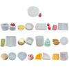 Silicone Fandont Mold Silica Gel Molds Chocolate Mould Ice Cream for Cake Baking