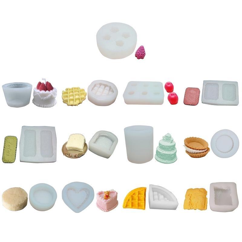 Silicone Fandont Mold Silica Gel Molds Chocolate Mould Ice Cream for Cake Baking