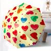 1pc Heart Pattern, Automatic Open/Close Umbrella, Ideal Fan Gift for Birthday, Christmas, Trendy Fashion Yy250828036