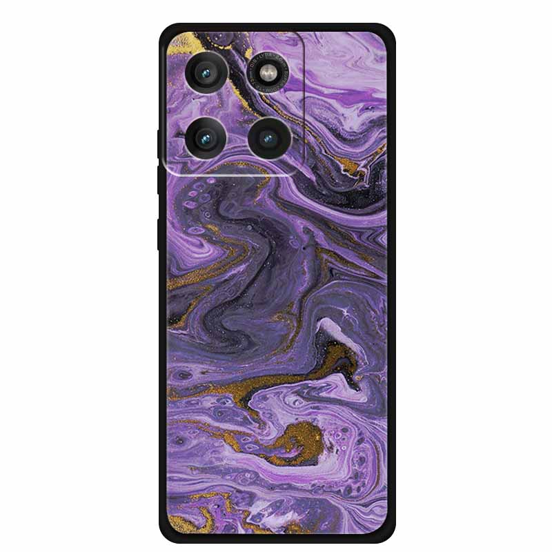 For Moto Edge 60 Pro Case XT2507-1 Coque Multi Colored Marble Pattern Soft Silicon Back Cover for Motorola Edge 60 Pro 5G Bumper