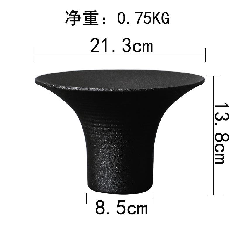 Modern Wabi-**** Style Fortune Tree Wenzhu Landscaping Flower Pot Ceramic Simple Retro Indoor Desktop Potted Flower Device
