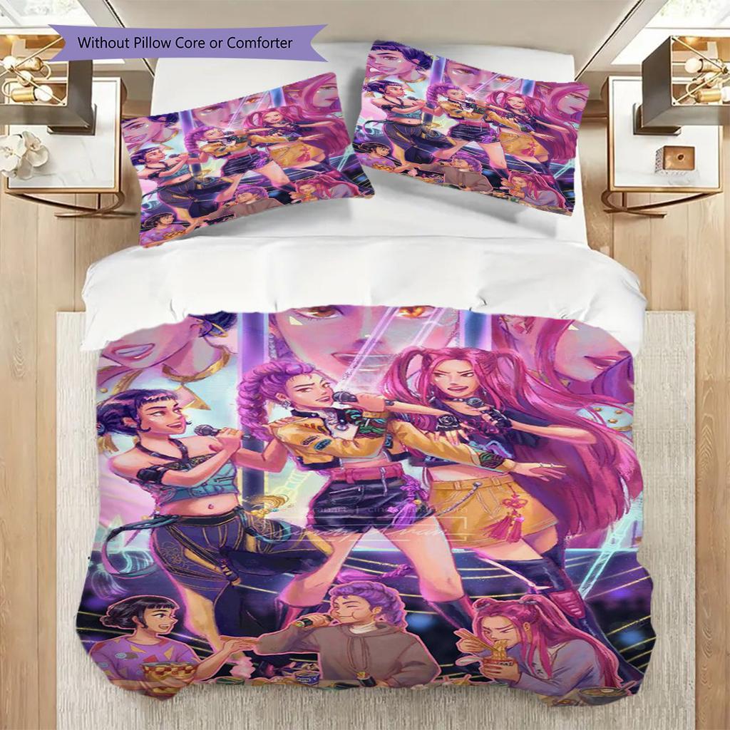 Fantasy Art Set Threepiece Set 1 Duvet Cover 2 Pillowcase Without Core Duvet Cover And Pillowcase Bedding Set Christmas Birthday Gift