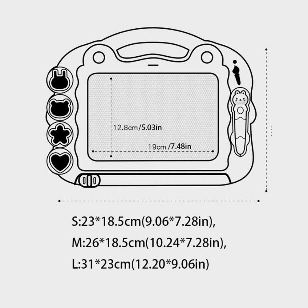 Magnetic Writing Board Doodle Writing Pad Drawing Graffiti Board Erasable Magnetic Graffiti Board