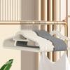 10/20pc Non-slip Flocking Clothes Hanger Dormitory Clothes Drying Adult Clothes Drying Rack Household Thick Clothes Support Rack