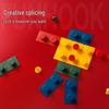 Creative Adhesive Key & Wall Hook - No-Punch, Seamless, Multifunctional Building Block Design