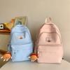 Schoolbag student schoolbag female, new Japanese ins college style simple backpack, cute versatile large-capacity backpack