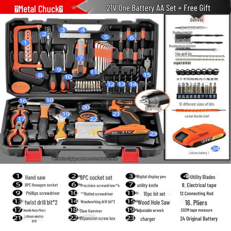 Multi-function Home Toolbox CN plug (adapter included)