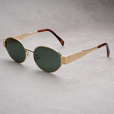 Classic Vintage Oval Sunglasses Small Metal Frame Sun Glasses Women Men Punk Shades Luxury UV400 Eyewear Retro Outdoor Accessories #469865