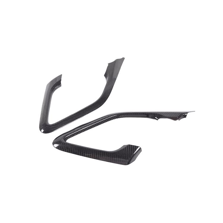 Real Carbon Fiber Car Window Glass Lift Handle Position Decorative Frame for Nissan GTR R35 2008-2016 Car Interior Accessories