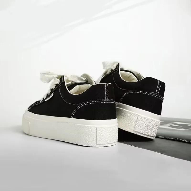 2025 New Red Women Vulcanize Shoes Casual Platform Sneakers Vintage Sports Female Korean Designer Flats Harajuku School Tennis
