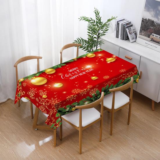 Fețe de masă delicate Absorbante Impermeabile Poliester Crăciun Huse de protecție pentru masă pentru bucătărie