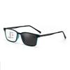 Multifocal Photochromic Presbyopia Glasses Square Frame Reading Glasses For Business Blue Light Finished Far Sight Glasses