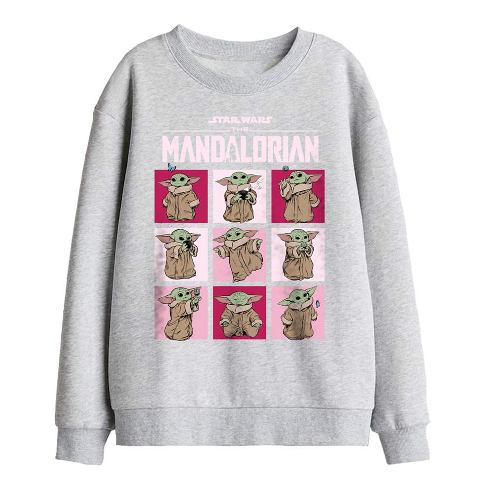 Star Wars: The Mandalorian Childrens/Kids Grogu Squares Sweatshirt