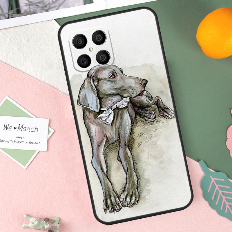 Weimaraner Dog Case For Honor X8b X9b X9c X9a X8a X8 X9 50 70 90 Lite Honor 200 Lite Magic 7 5 6 Pro Cover