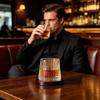 Drehbare Tumbler-Gläser, Rotierende Bier-Whiskey-Becher mit beschwertem Boden, 200ml Unzerbrechliche Bar-Gläser für Partygebrauch