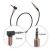 3.5mm Angled To Straight Auditory Connector Cable For Music Enthusiasts Smartphones Laptops Home Studio Car Entertainment