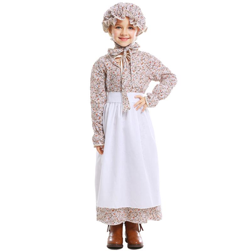 

Parent-Child Wolf and Grandma Fairy Tale Costume Skirt Set Small хакі/квітковий
