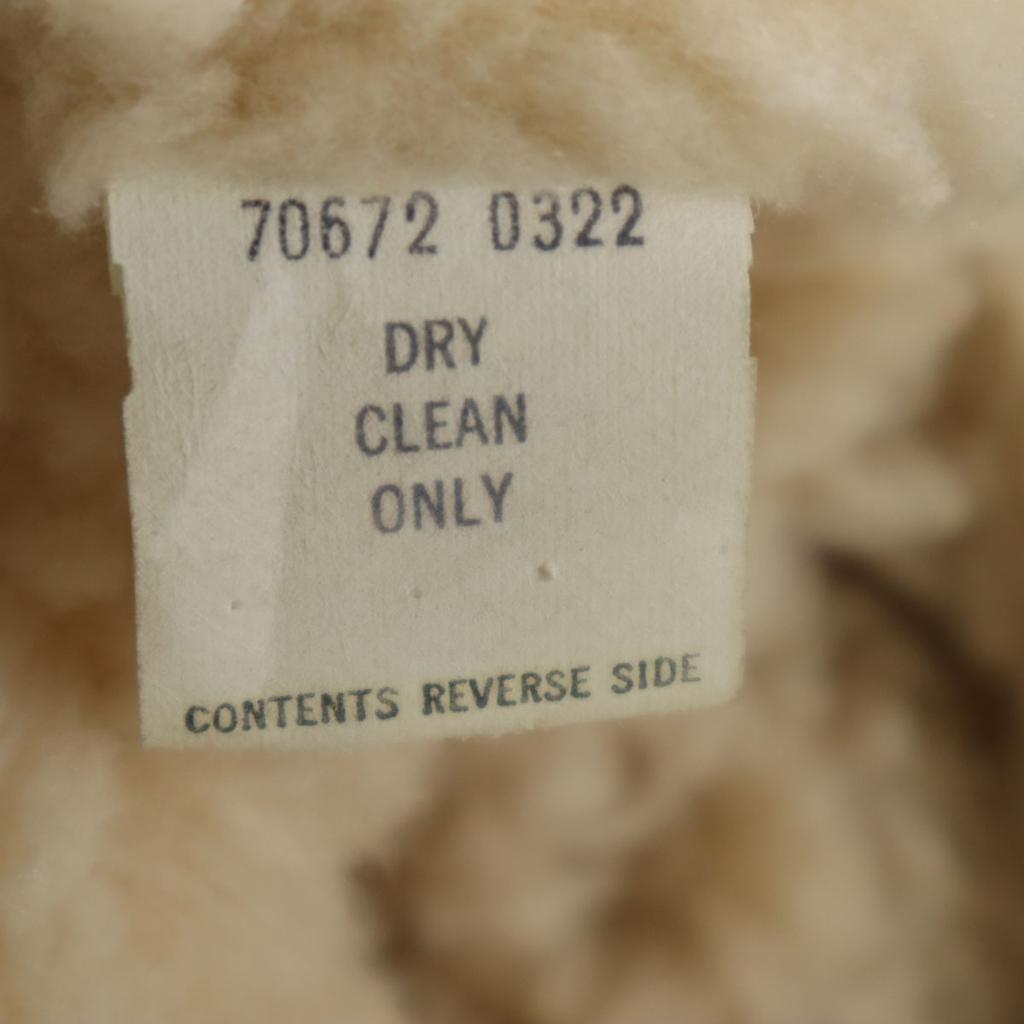 Levi's 70s Made in USA Vintage lunch coat L beige Back bore Men's Used