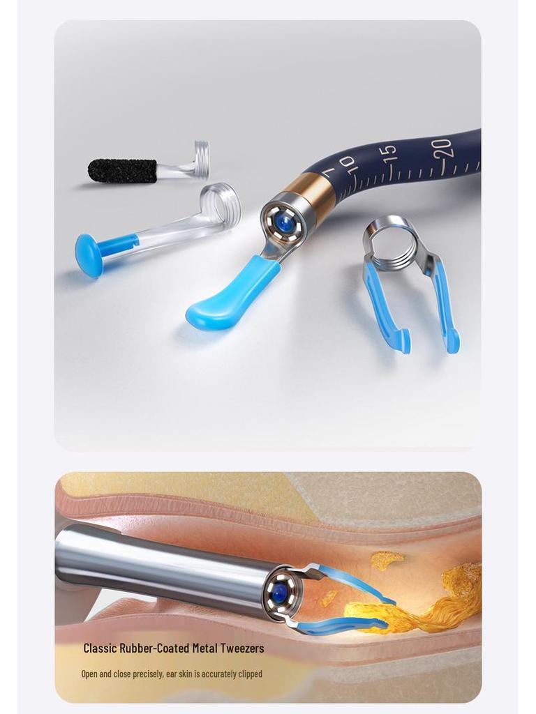 Wireless Luminous HD Ear Cleaning Tool with Multifunctional Visual Ear Spoon