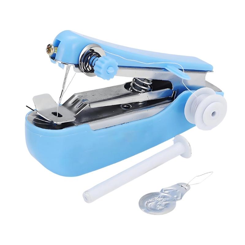 Handheld Sewing Machine Portable Sewing Machine Quick Sewing Manual Sewing Machine Handy Needlework Tool for Clothes