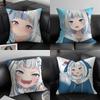 GGawr GuraA Anime Cushion Cover Pillowcase Ultra Soft Skin Friendly Fabric Cloud Like Comfort  Concealed Zipper