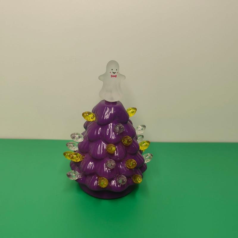 

Halloween LED Tree Table Centerpiece Halloween Decor Tree Christmas Tree Pumpkin Lighted Halloween Decorations