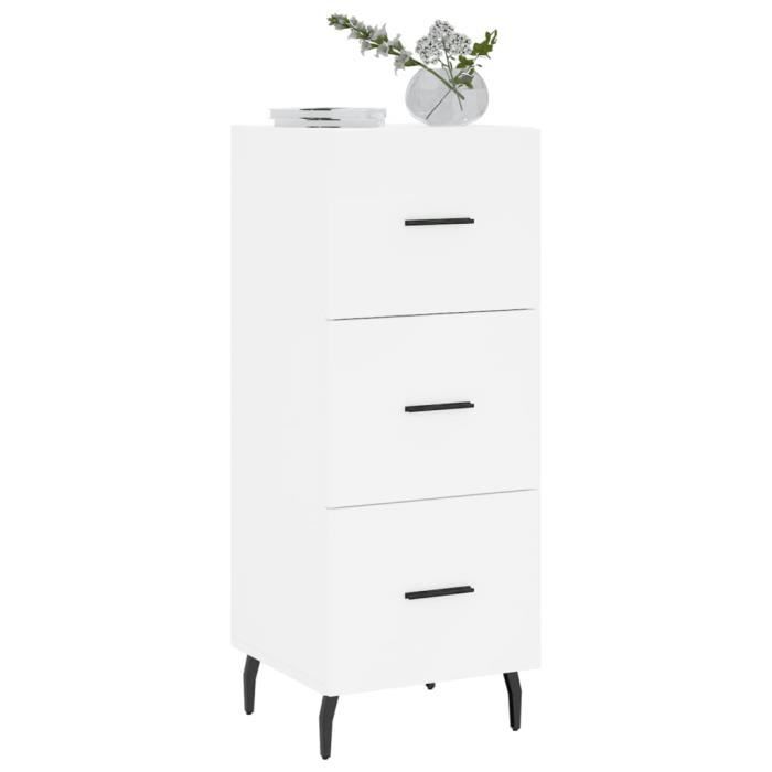VidaXL Buffet White 34.5x34x90 Cm Engineered Wood 828620