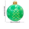 26 Inch Light Up PVC Inflatable Christmas Ball with Light Remote PVC Giant Inflatable Christmas Balls Christmas Decorations Ball