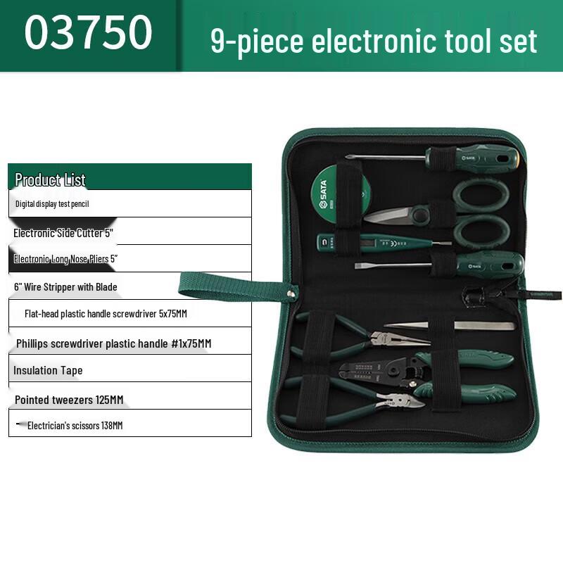 SATA 9-Piece Electronic Tool Set
