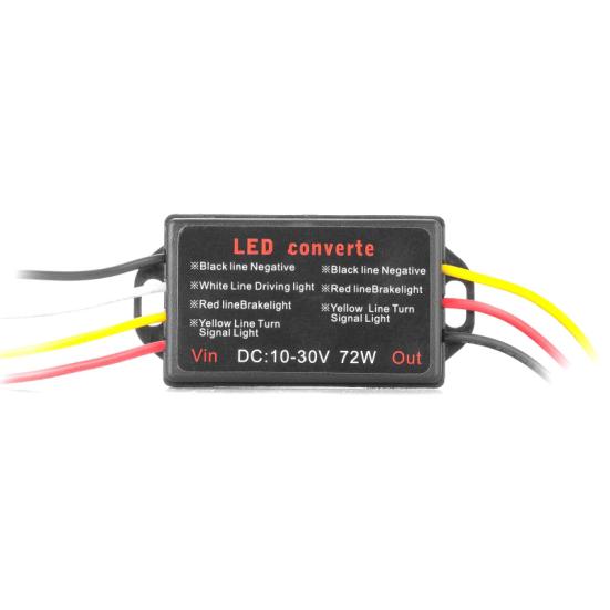 Strobe Controller Plug Play Replacement 10-30V Flashing Flasher Module for LED Side Marker