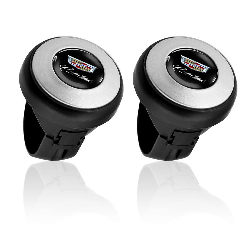 360 Degree Car Turning Steering Wheel Power-assisted Rotary Button Booster Spinner Knob For Cadillac CTS STS DTS SRX XLR ATX Escalade Seville Tiburon