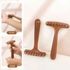 1 Pcs Portable Sandalwood Gua Sha Massage Brush Head Neck Abdominal Leg Body Meridian Massager Wooden Therapy Massage Tools