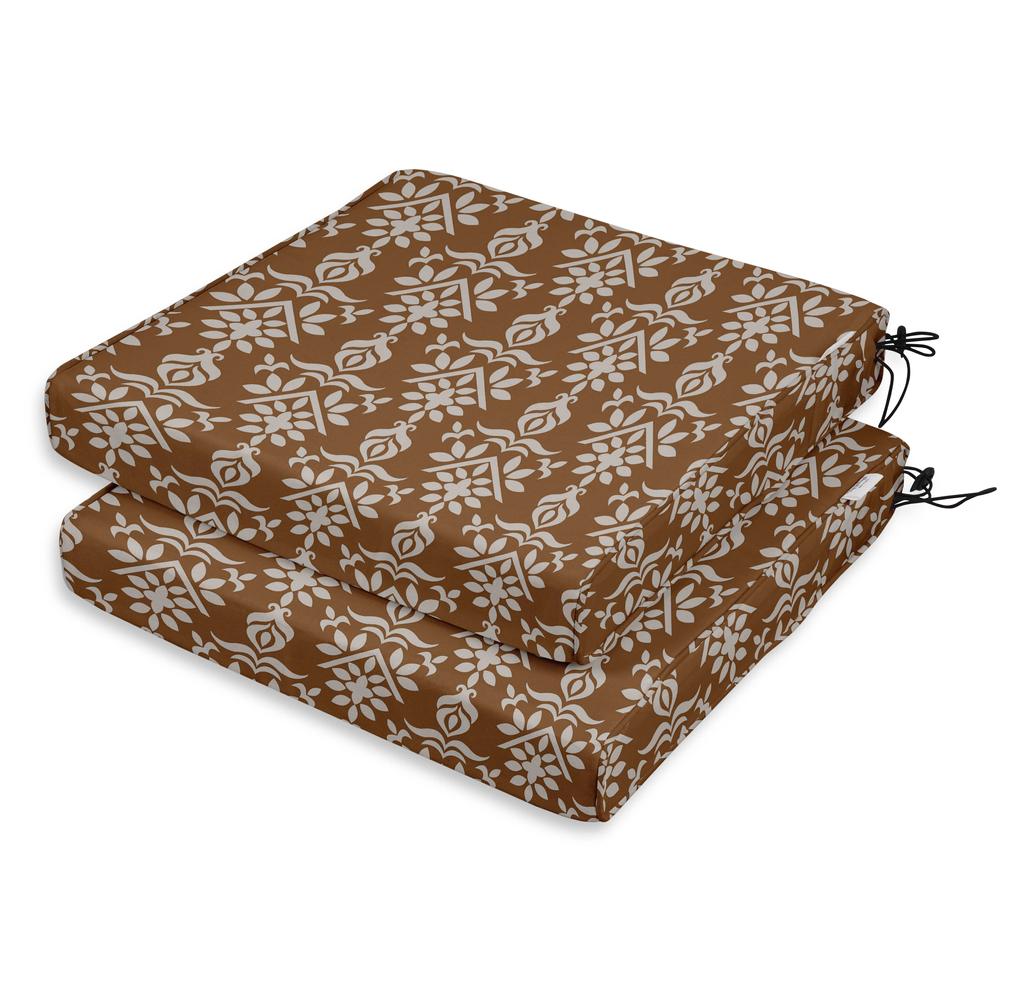 Vargottam Perfect Outdoor Indoor Square Corner Seat Cushions Water-Resistant Lounge Chair 18.5" X 16" Home Office Patio Furniture
