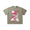 260 GSM Double Yarn 32 Count 100% Cotton Chainsaw Man V16 Denji Print Unisex Heavy Cotton T Shirt