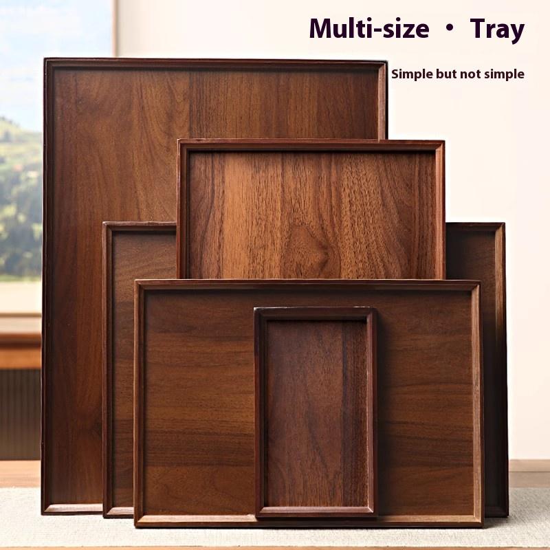 Gianxi Tea Tray Bamboo Tea Tray Tea Set Walnut Tea Table Tea Set Dim Sum Fruit Tray Tea Ceremony Tea Board Chaban Tea Table