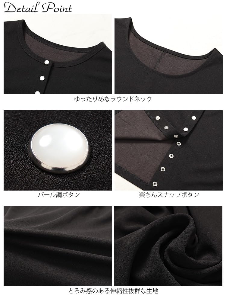 Gold Japan Übergröße Langes Kleid und Strickjacken-Set mit Perlen Perfekt für und Größe Schwarzes Damenkleid, Ärmel, Stretch, Winter, Herbst, Frühling, maru-30108,