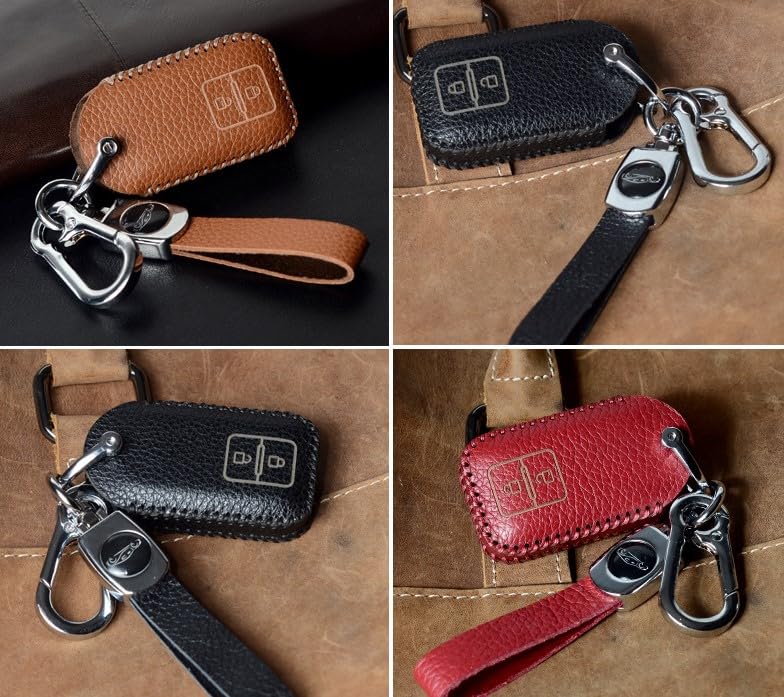 FRACTAL CREATION Suzuki Car Key Cover Key Case Key Holder with Key Chain Compatible