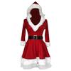 Women's Ball Party Dress Long Sleeves Skirt Solid Christmas Costumes